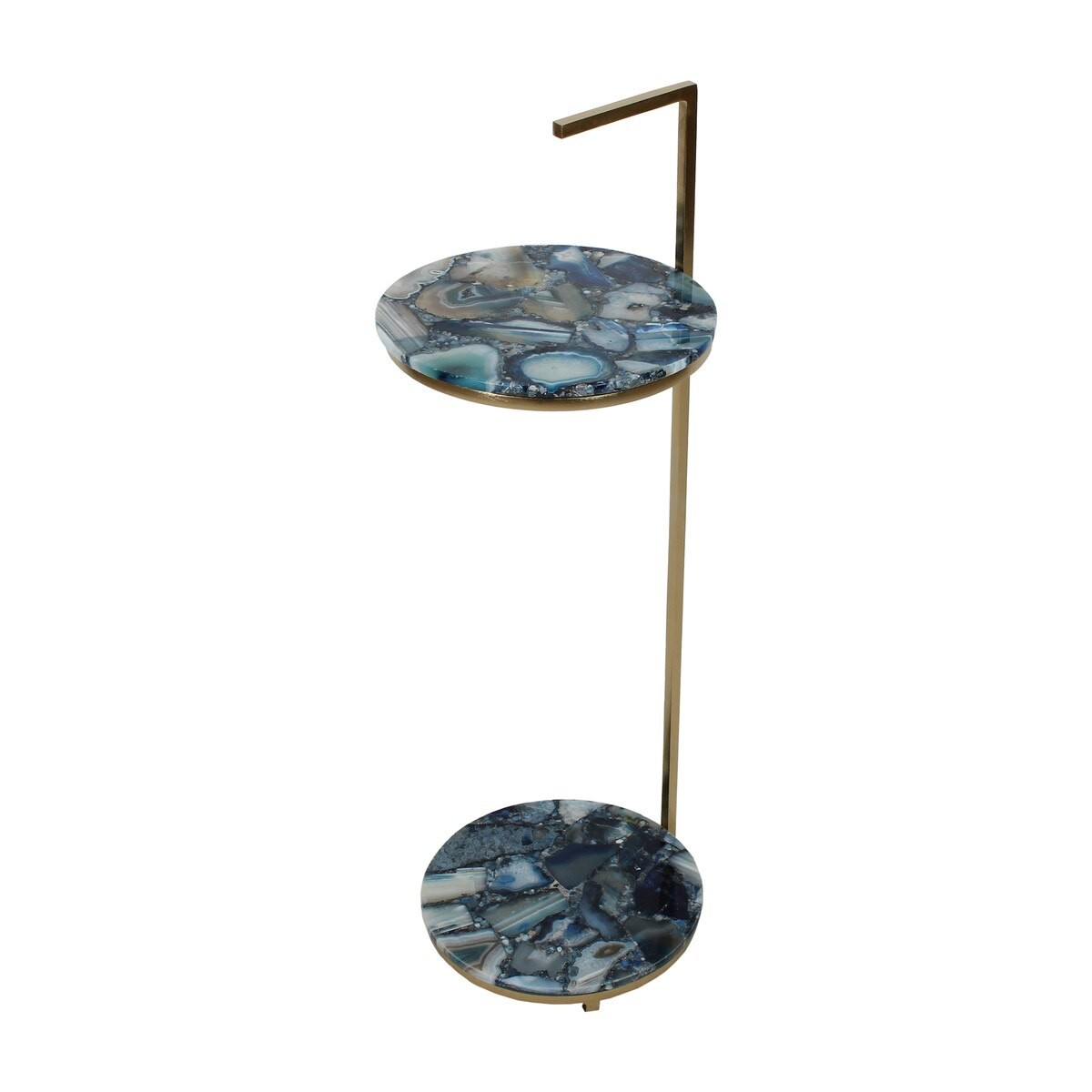 ST-323445-BL Blue Agate Martini Table
