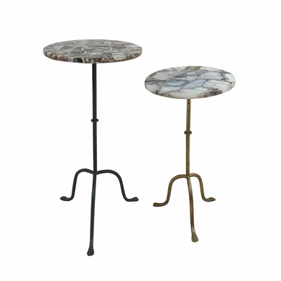 Agate Tiered Side Table Large