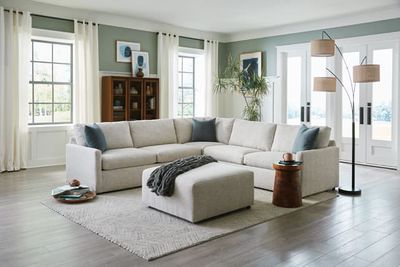  Sectional Sofa Queen Sleeper Michelin Olive