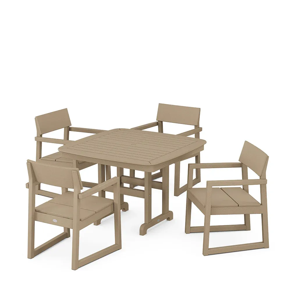 EDGE 5-Piece Dining Set in Vintage Sahara