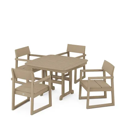 EDGE 5-Piece Dining Set in Vintage Sahara