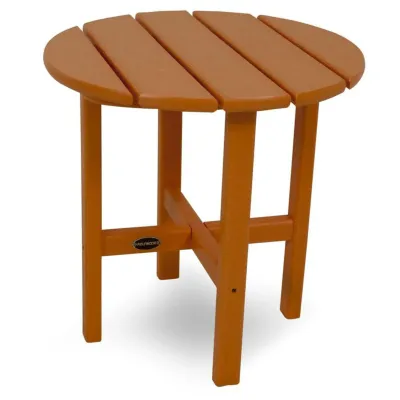 Round 18&quot; Side Table Teak
