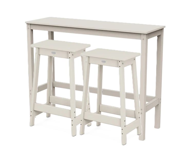 Studio Balcony Bar Table Modern Set Sand