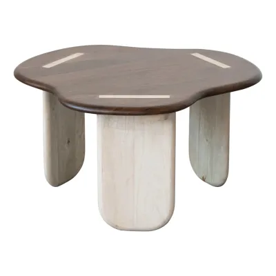 Mango Wood Organic Shaped Coffee Table, KD