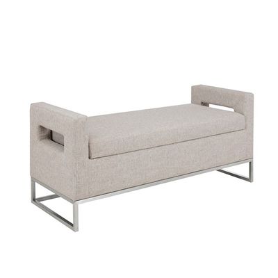 Crawford Soft Close Storage Bench Grey