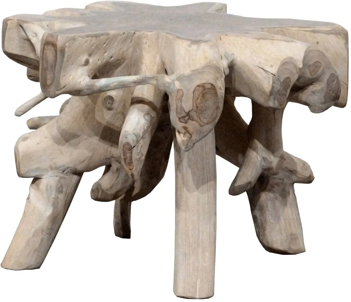Cypress End Table Natural Whitewash 