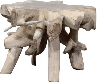 Cypress End Table Natural Whitewash 