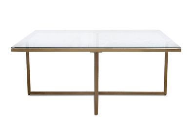 Square Coffee Table w/ 4 Ottomans