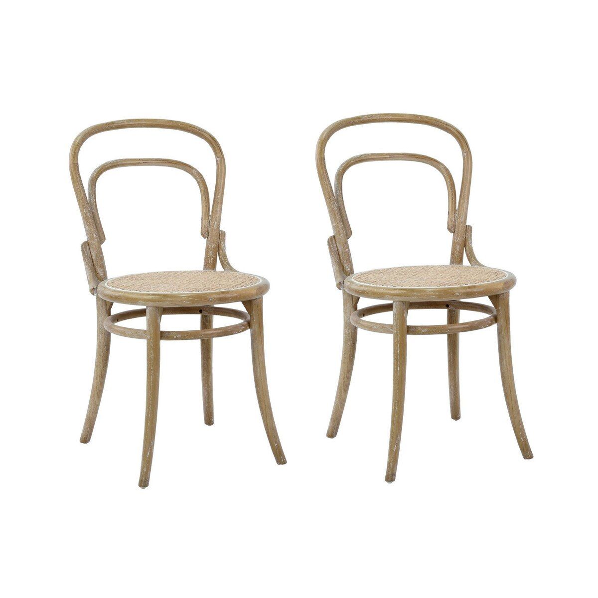 Bistro Dining Chair - with Natural Cane Driftwood