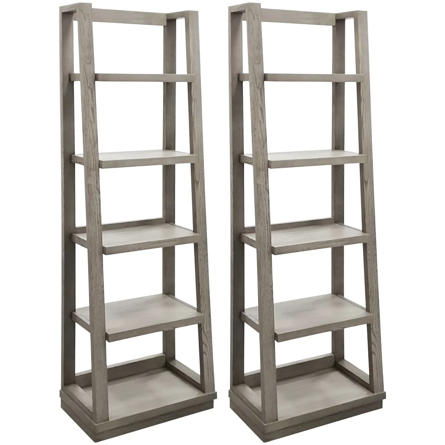 PUR#250AP Pair of angled Etagere Bookcase Piers