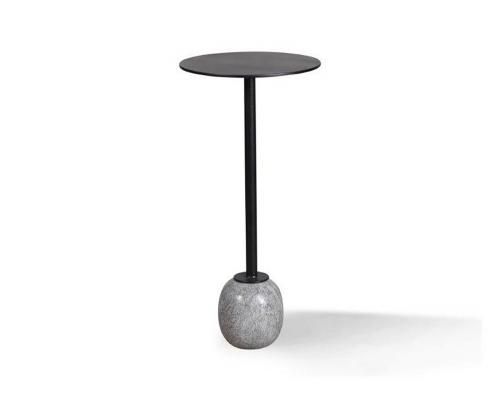 SER#04 Accent Table Iron and Marble