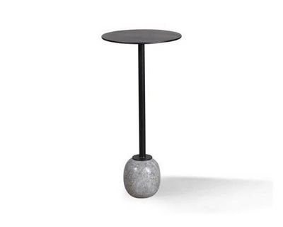 SER#04 Accent Table Iron and Marble