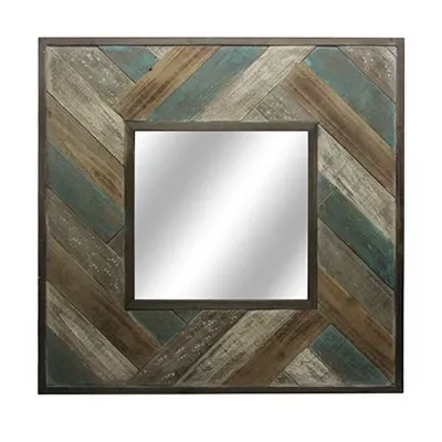 Rustic Square Mirror