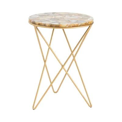 CVFNR835 Agate Top Side Table