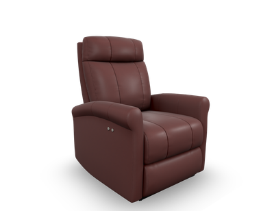 Power Space Saver Recliner Burgundy