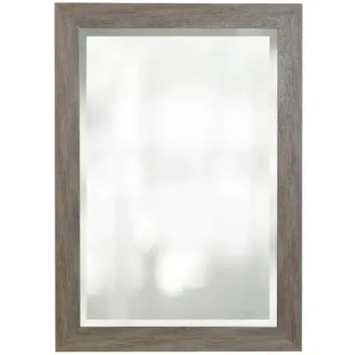 Grey Wood Mirror
