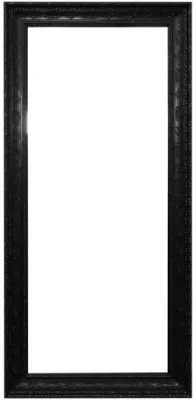 Black Antique Frame Mirror