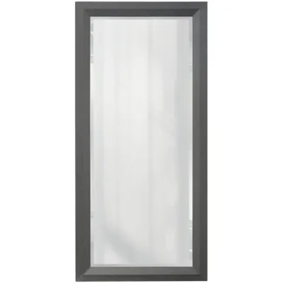 Grey Frame Mirror Large