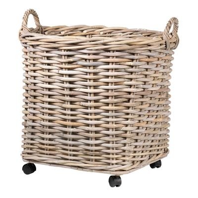 AC-74130-Set Mona Round Rattan Storage Baskets Large