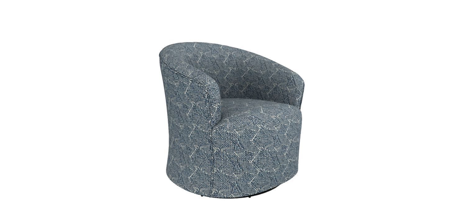 Swivel Glider Fabric Mist 