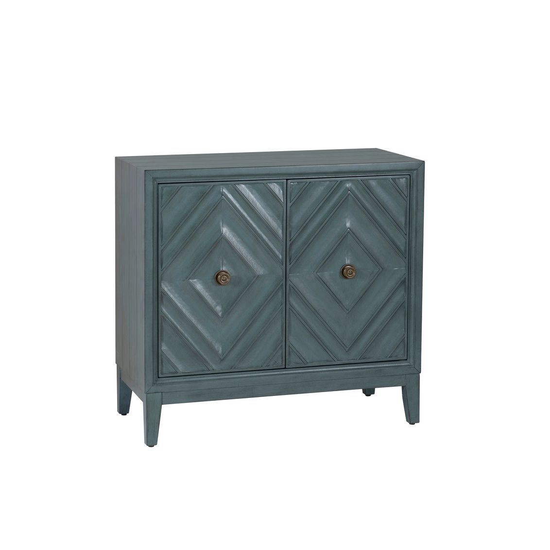 DIAN DIAMOND BLUE 2 DOOR CABINET