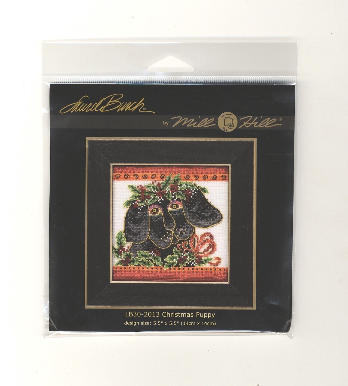 Laurel Burch - Christmas Puppy (Linen)