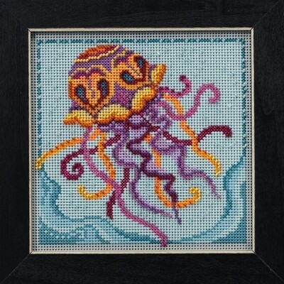 Marine Life Quartet - Jelly Fish (Perforated Paper)
