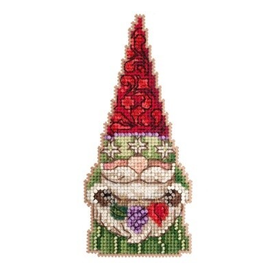 Jim Shore - Gnome with Ornaments (Perforated Paper)