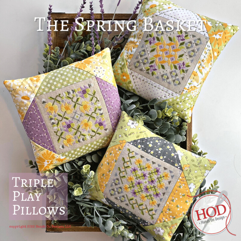 Triple Play Pillows - The Spring Basket