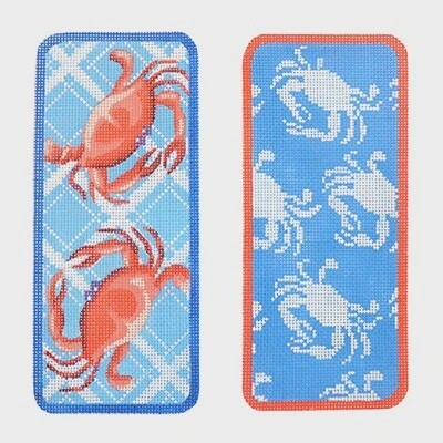 Blue Crab Eyeglasses Case