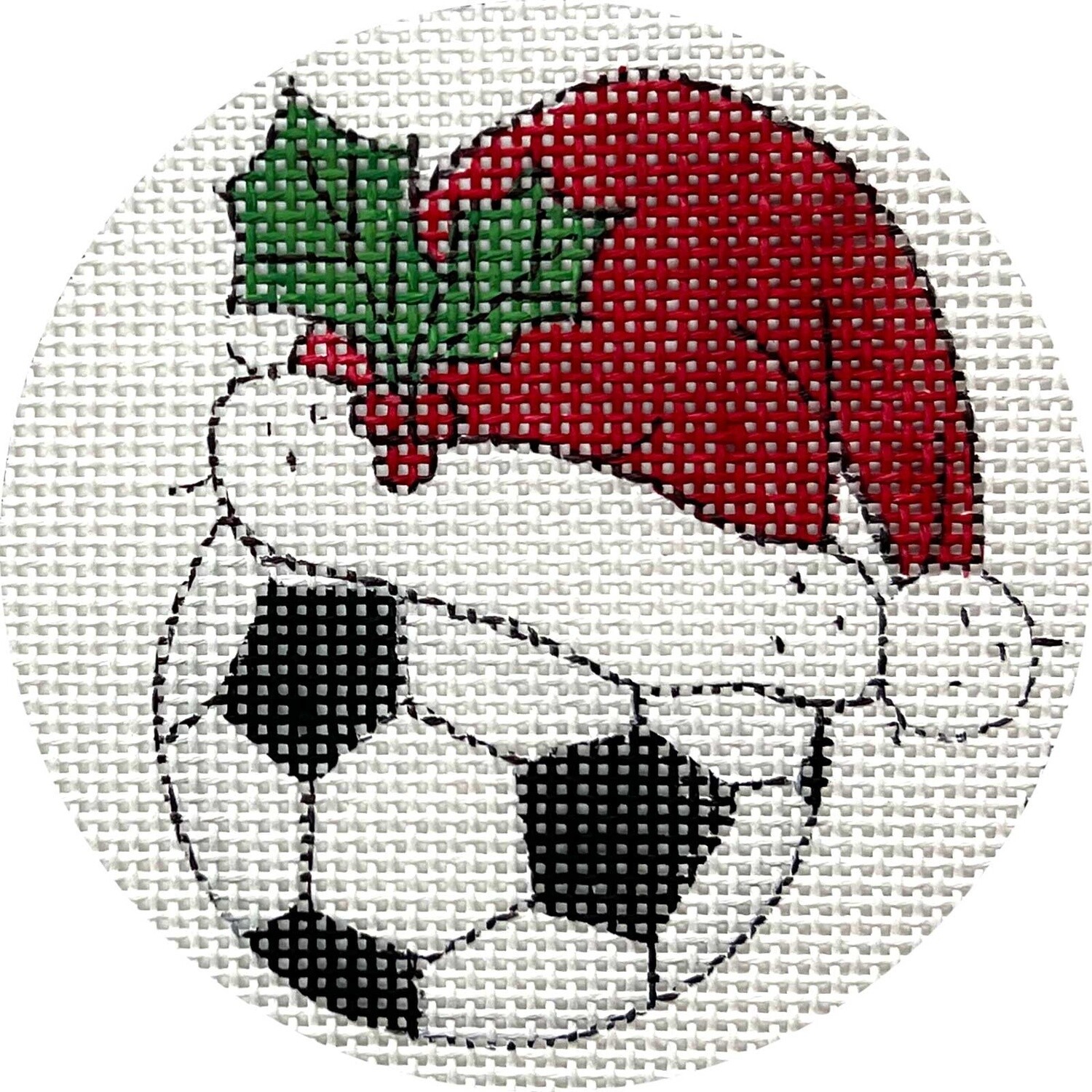 Santa Hat - Soccer Ball