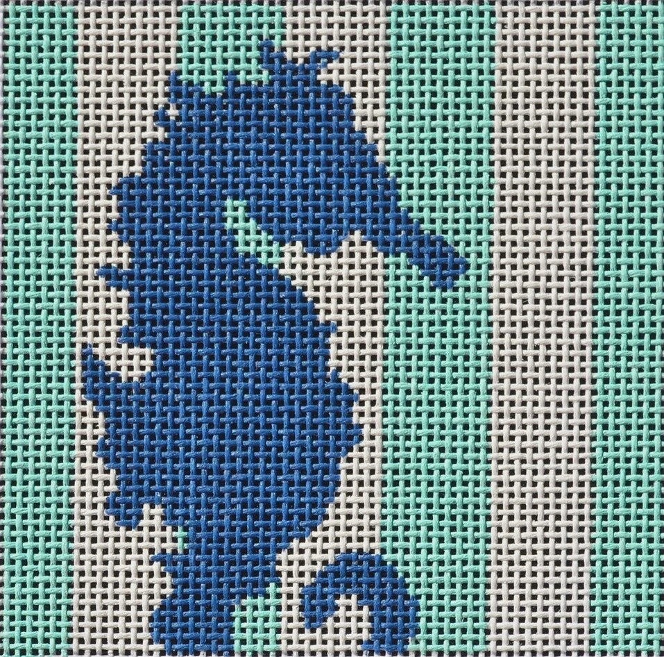 Seahorse Stencil Insert - Stripes