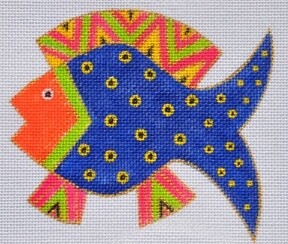 Blue Fish by Laurel Burch