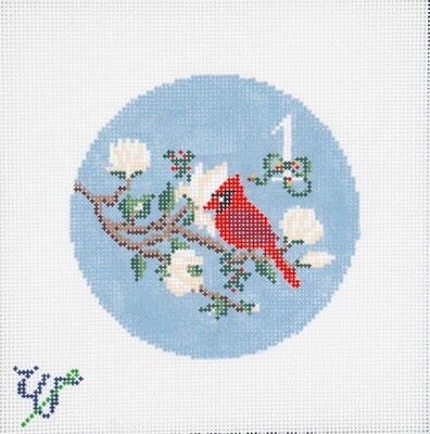 12 Days of Southern Christmas - 1 Cardinal in a Magnolia Tree