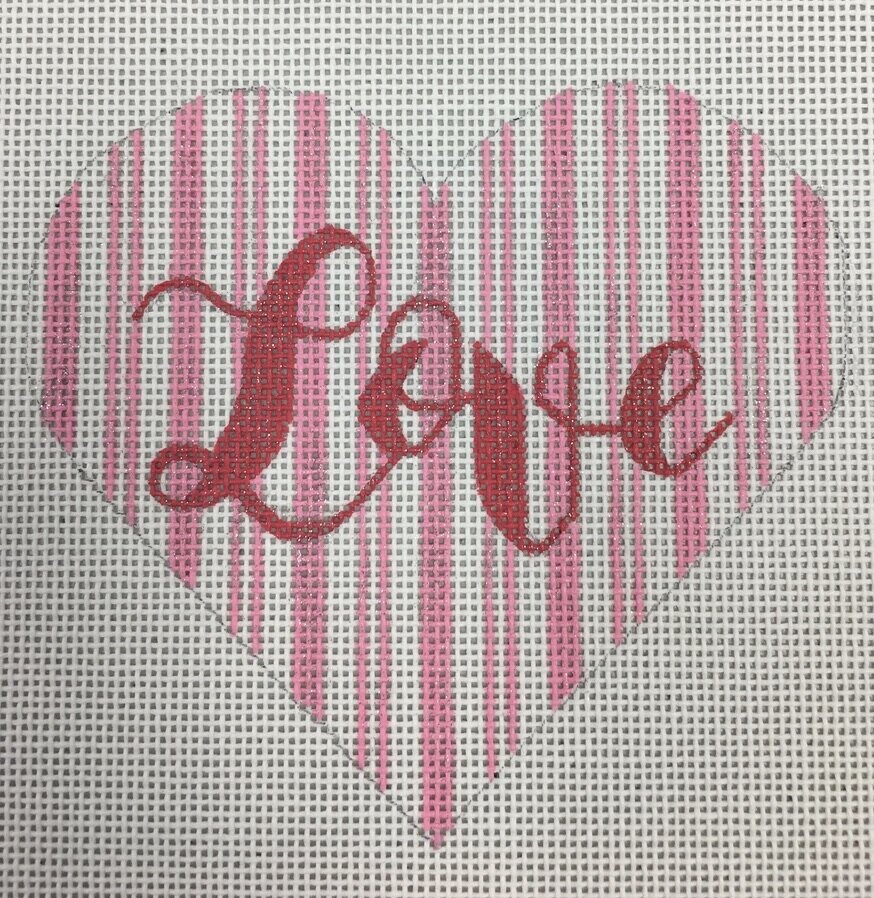 Love - Heart with stripes