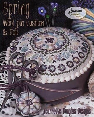 Spring Wool Pin Cushion &amp; Fob