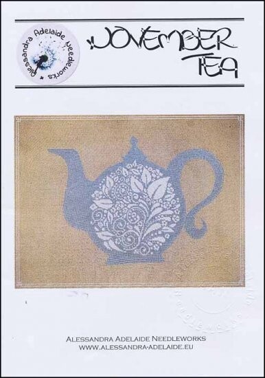 November Tea Stitch count is 217W x 155H