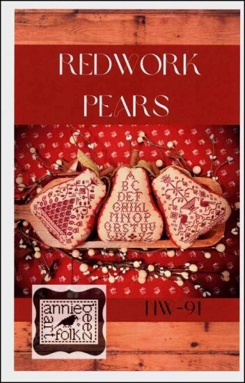 Redwork Pears