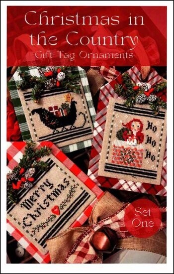 Christmas in the Country - Gift Tag Ornaments - Set 1