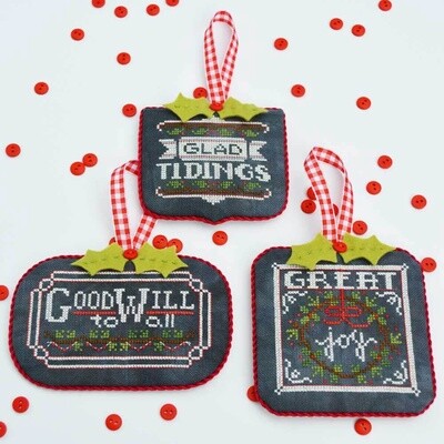 Chalkboard Ornaments - Christmas Collection - Part 2