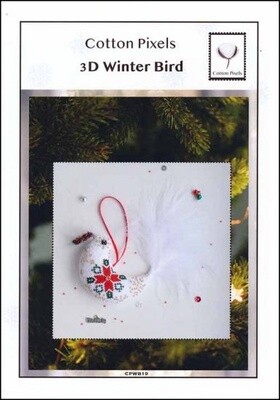 3D Winter Bird