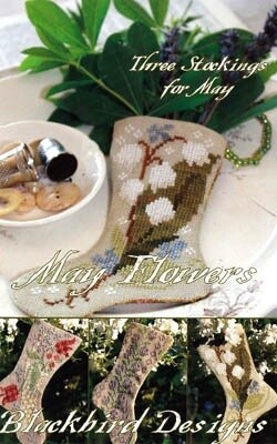 Three Stockings for May - May Flowers