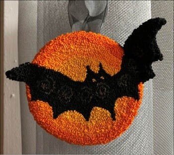 Halloween Bat (Punchneedle)