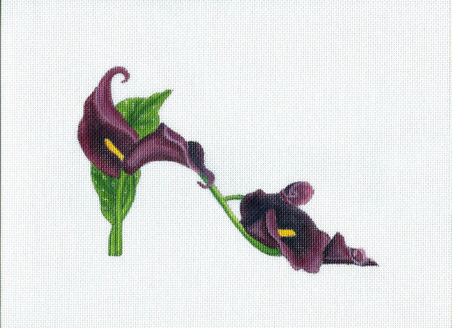 Black Calla Lily Slipper