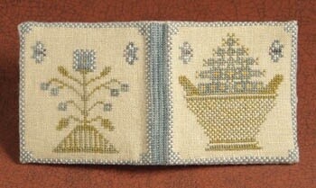 Blue Flower Needle Book