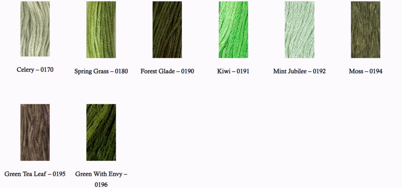 Sampler Threads - 0196 - Green with Envy