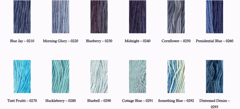 Sampler Threads - 0210 - Blue Jay