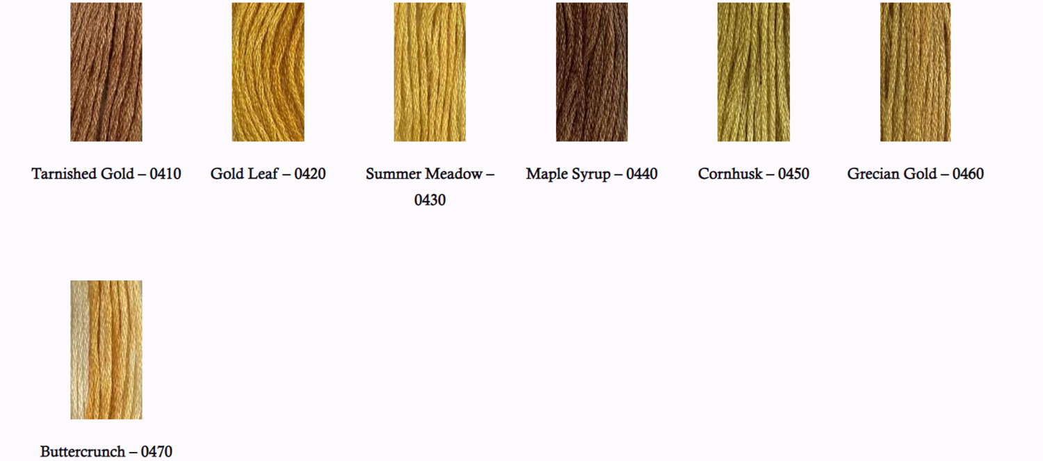 Sampler Threads - 0410 - Tarnished Gold