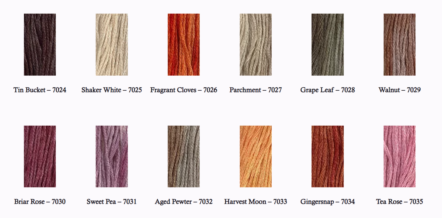 Simply Shaker Threads - 7025 - Shaker White