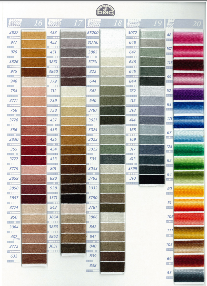 DMC Floss - 642 - Beige Gray, Dark